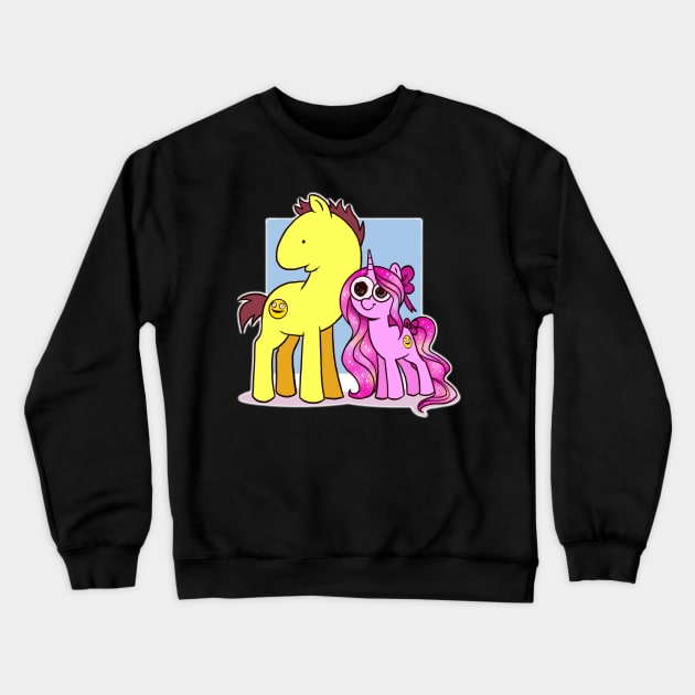 Smiling Friends, My Little Smiling Friends Crewneck Sweatshirt by BrunoMaxey